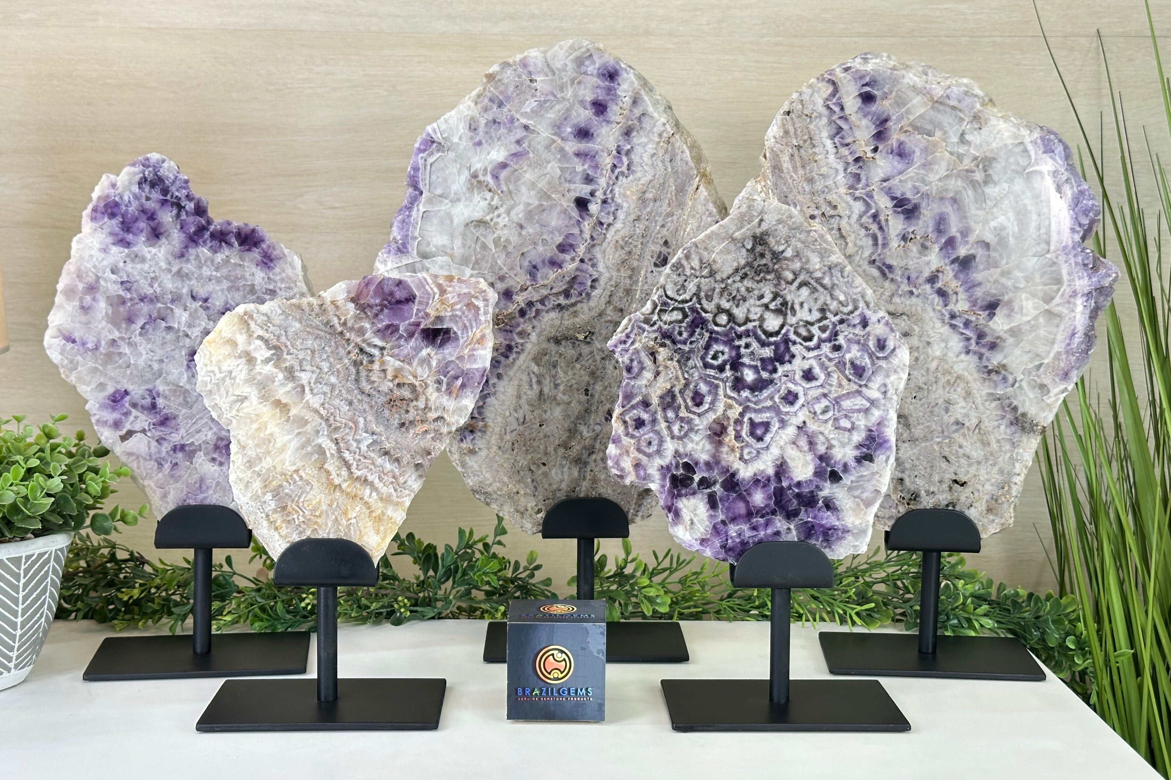 AMETHYST SLICES - Brazil Gems