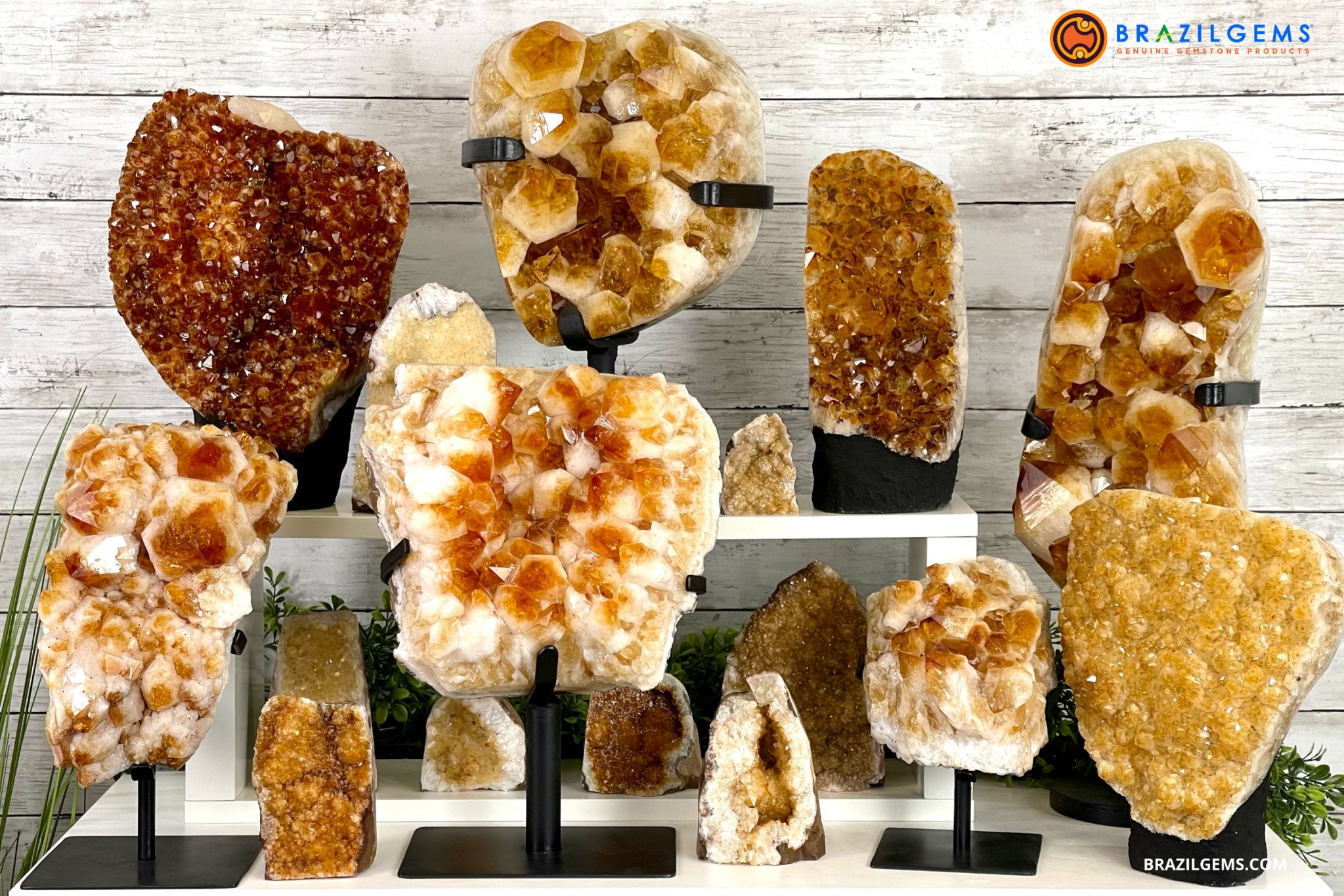 CITRINE CLUSTERS - Brazil Gems