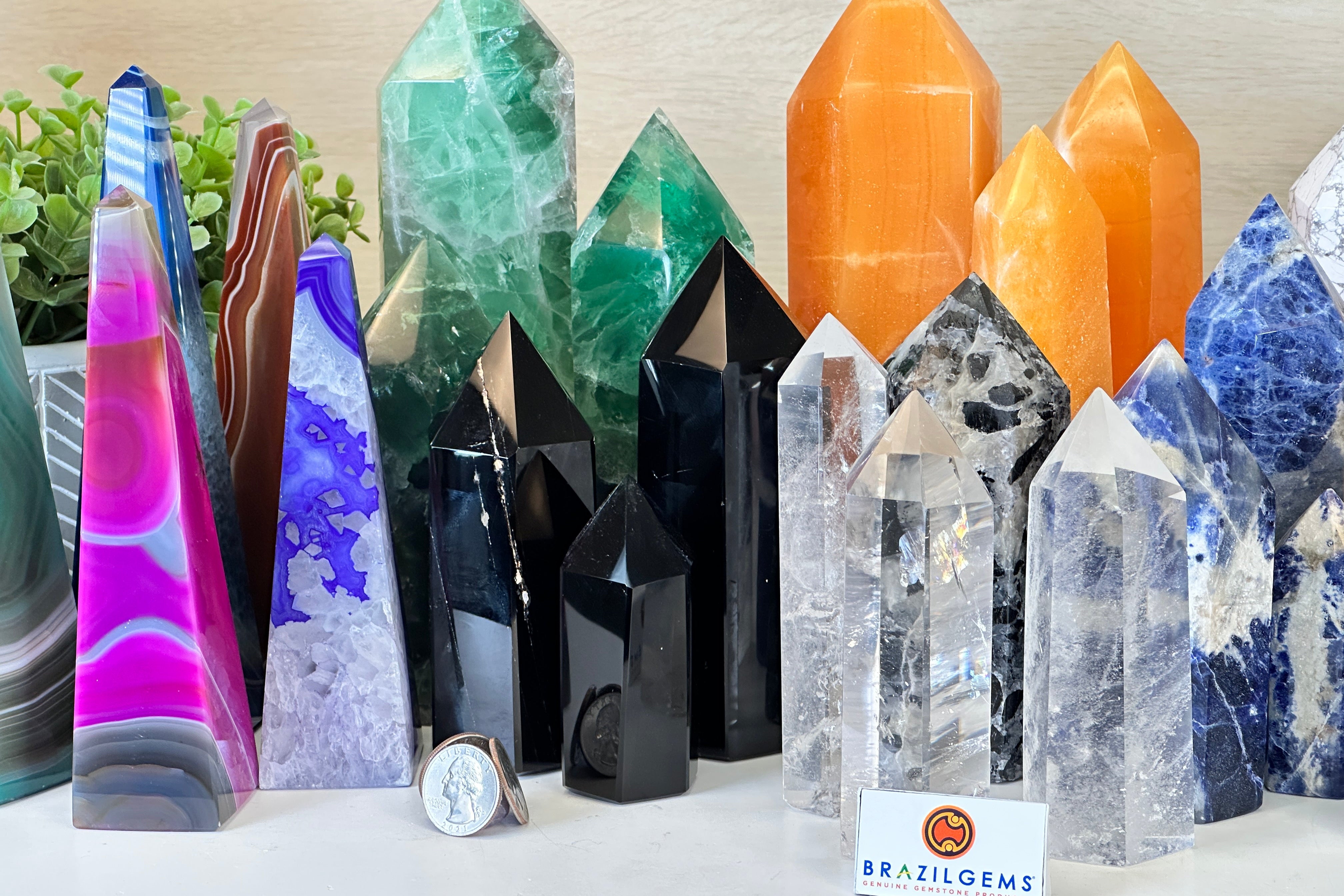 CRYSTAL POINTS - Brazil Gems