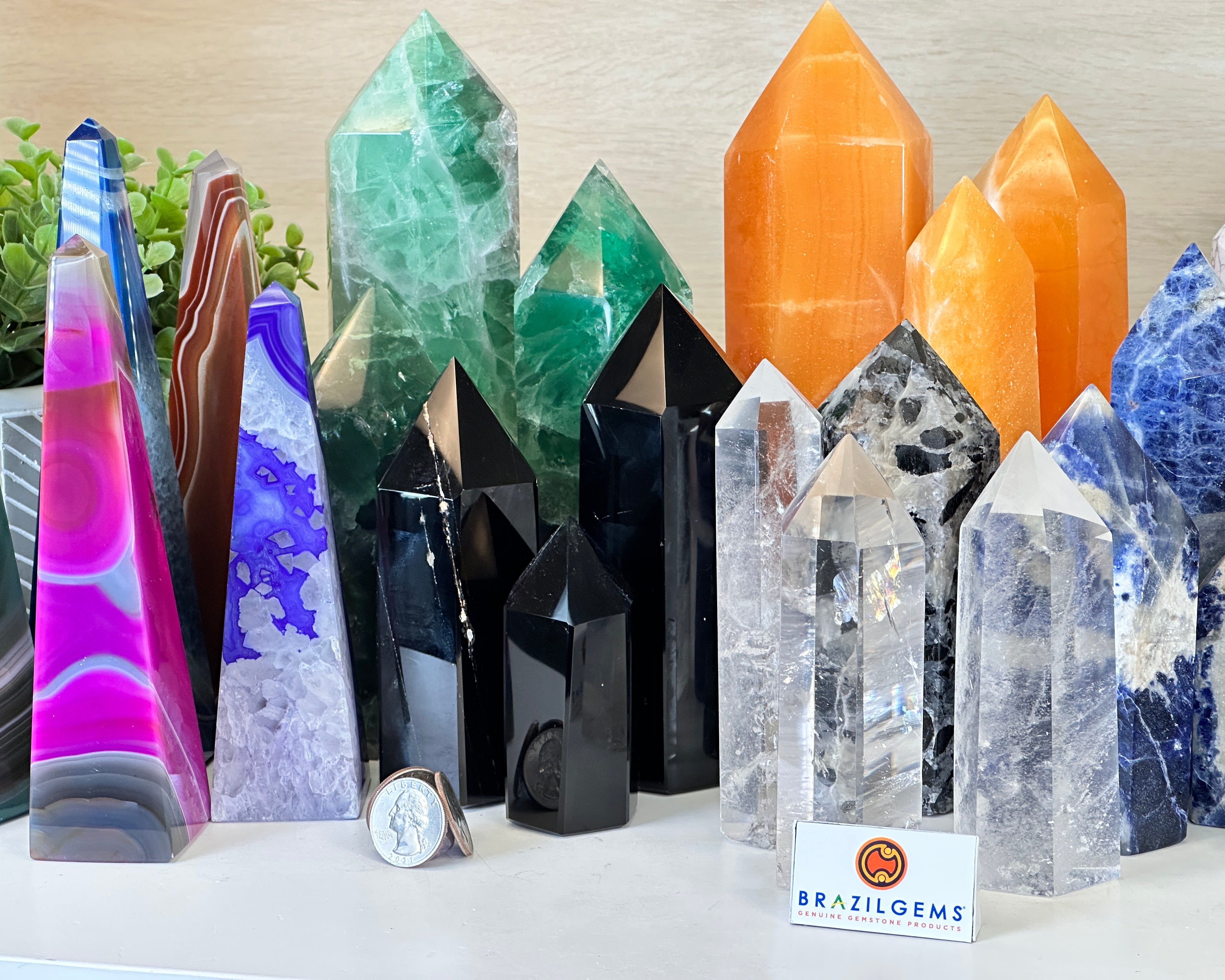 CRYSTAL POINTS - Brazil Gems