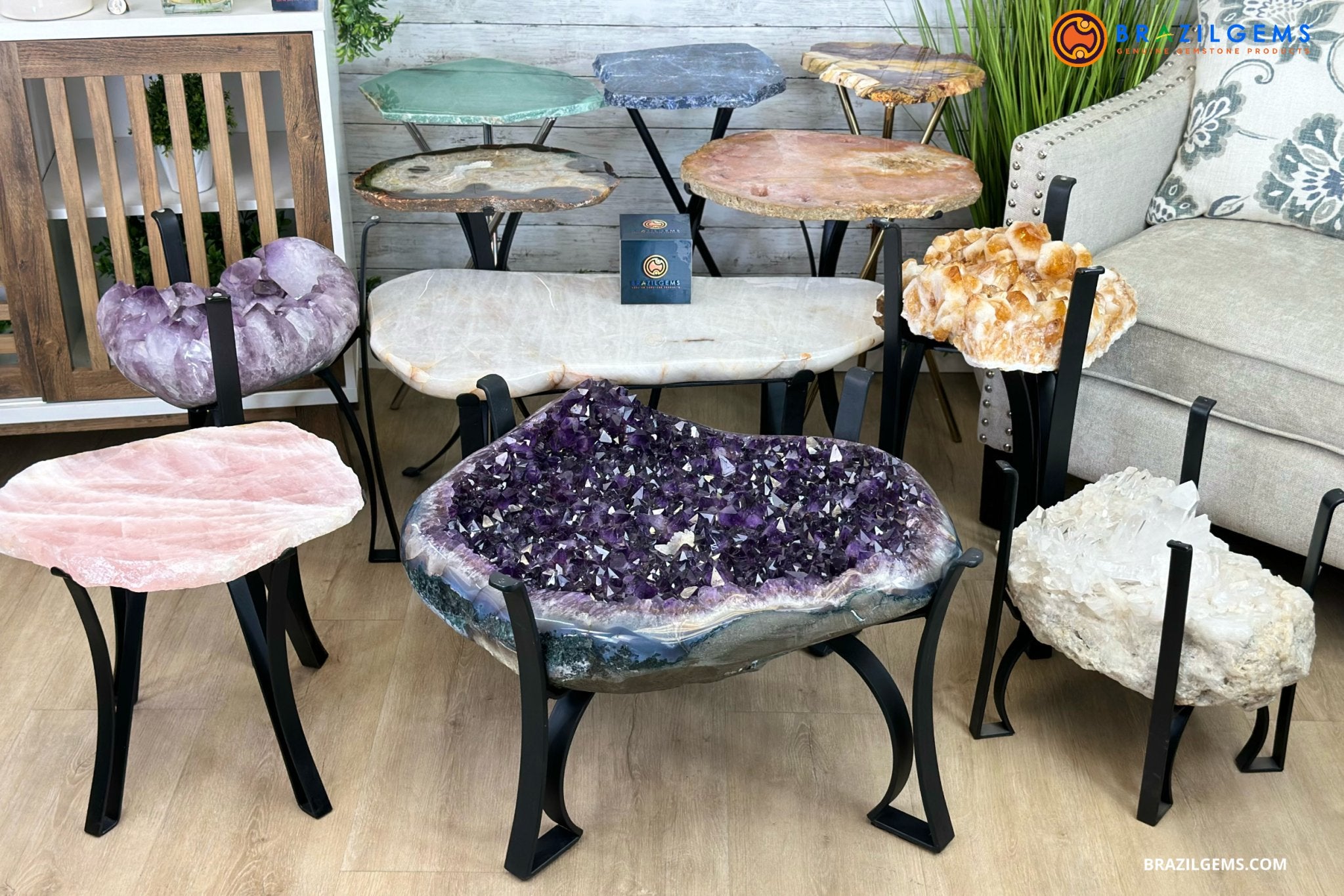 GEODE TABLES - Brazil Gems