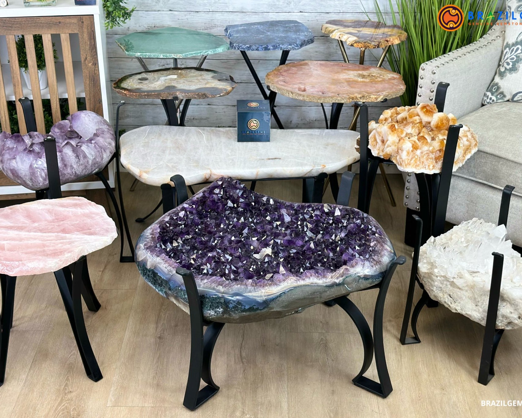 GEODE TABLES - Brazil Gems
