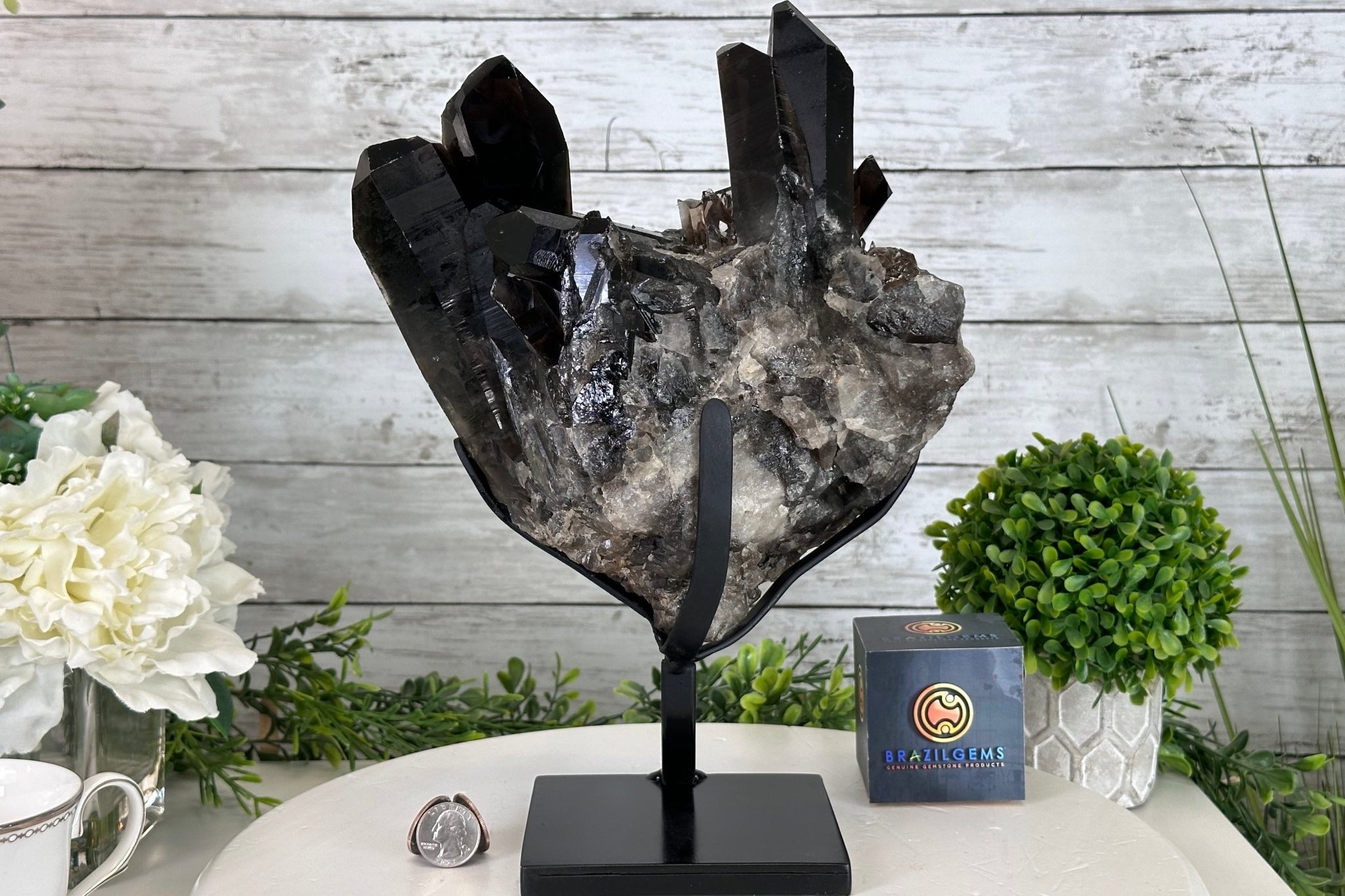 SMOKY QUARTZ CLUSTERS - Brazil Gems