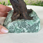 10" Tall Handmade Green Quartz Gemstone Tree, Green Quartz Base with a Crystal Bird #6403GQGQ - 001 - Brazil GemsBrazil Gems10" Tall Handmade Green Quartz Gemstone Tree, Green Quartz Base with a Crystal Bird #6403GQGQ - 001Gemstone Trees6403GQGQ - 001