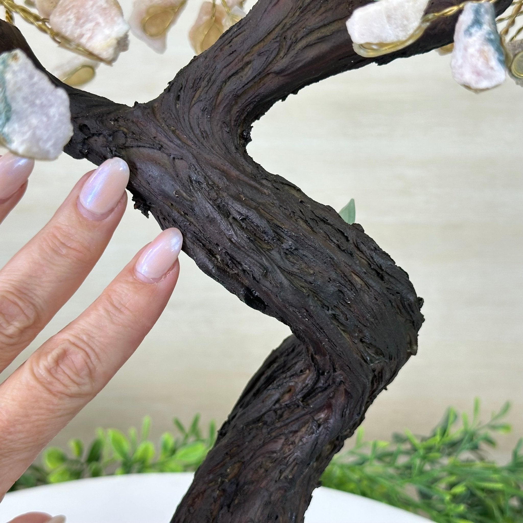 14" Tall Handmade Pink Amethyst Gemstone Tree, Pink Amethyst Base with a Crystal Bird #6404PKPK - 001 - Brazil GemsBrazil Gems14" Tall Handmade Pink Amethyst Gemstone Tree, Pink Amethyst Base with a Crystal Bird #6404PKPK - 001Gemstone Trees6404PKPK - 001