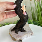 14" Tall Handmade Pink Amethyst Gemstone Tree, Pink Amethyst Base with a Crystal Bird #6404PKPK - 001 - Brazil GemsBrazil Gems14" Tall Handmade Pink Amethyst Gemstone Tree, Pink Amethyst Base with a Crystal Bird #6404PKPK - 001Gemstone Trees6404PKPK - 001