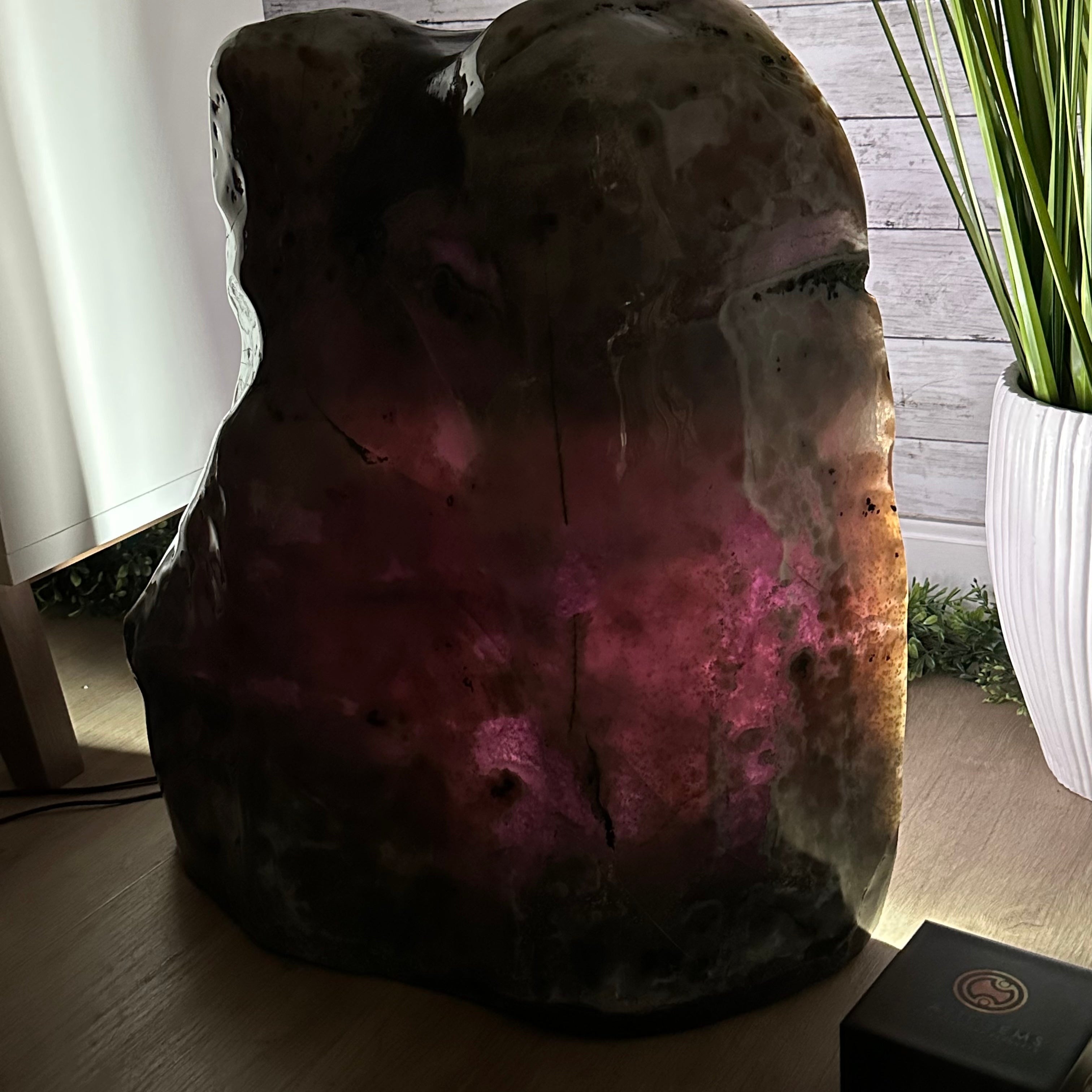 Super Quality Polished Brazilian Amethyst Cathedral, 161.6 lbs & 21.25" tall Model #5602-0072 by Brazil Gems - Brazil GemsBrazil GemsSuper Quality Polished Brazilian Amethyst Cathedral, 161.6 lbs & 21.25" tall Model #5602-0072 by Brazil GemsPolished Cathedrals5602-0072