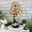20" Tall Citrine Gemstone Tree on an Amethyst Base, 540 gems #5406CI-019 - Brazil GemsBrazil Gems20" Tall Citrine Gemstone Tree on an Amethyst Base, 540 gems #5406CI-019Gemstone Trees5406CI-019