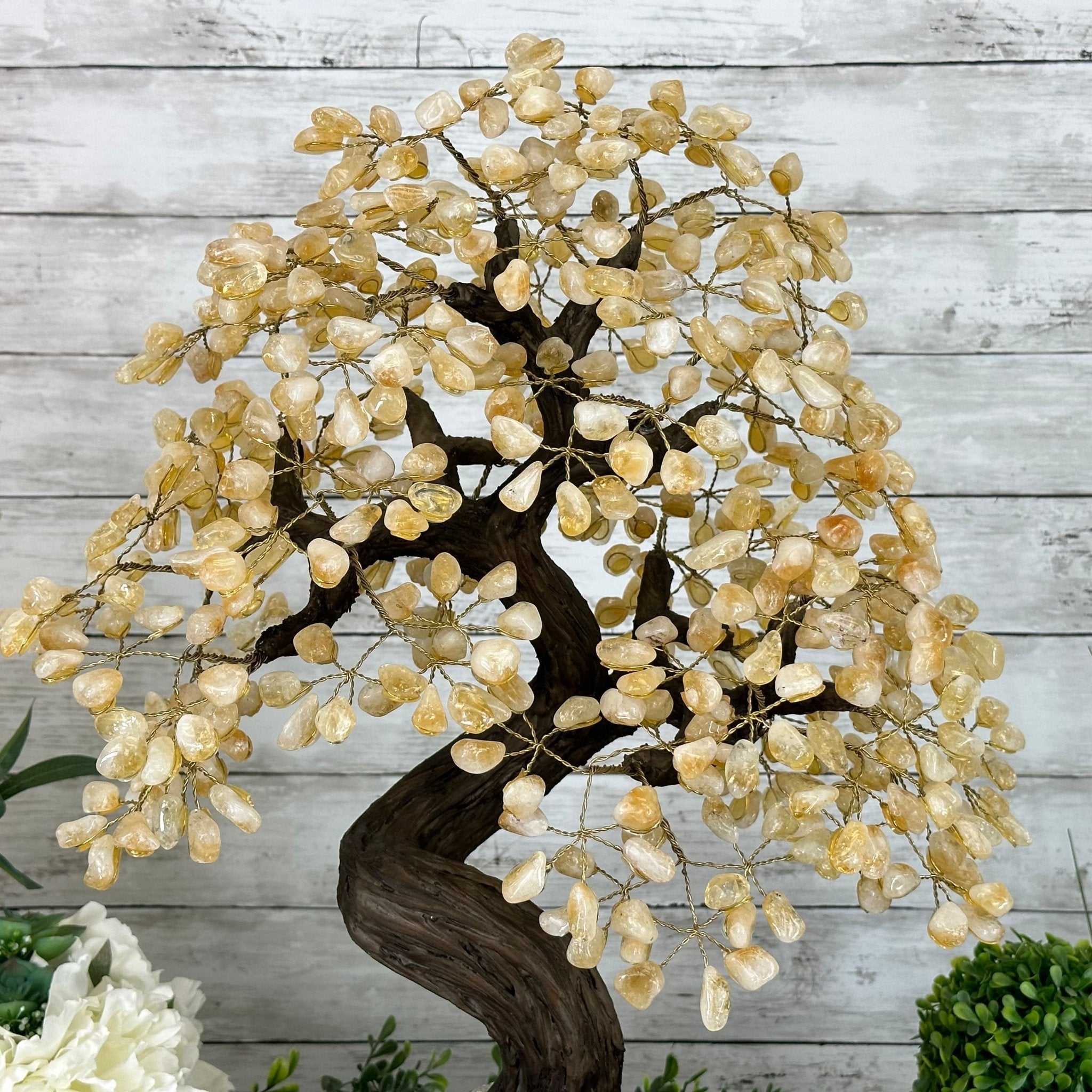 20" Tall Citrine Gemstone Tree on an Amethyst Base, 540 gems #5406CI-019 - Brazil GemsBrazil Gems20" Tall Citrine Gemstone Tree on an Amethyst Base, 540 gems #5406CI-019Gemstone Trees5406CI-019