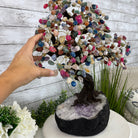 20" Tall Mixed Gems Gemstone Tree on an Amethyst base, 540 gems #5406MG-005 by Brazil Gems - Brazil GemsBrazil Gems20" Tall Mixed Gems Gemstone Tree on an Amethyst base, 540 gems #5406MG-005 by Brazil GemsGemstone Trees5406MG-005