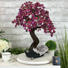 20" Tall Pink Agate Gemstone Tree w/ Amethyst base, 540 gems #5406PA-006 - Brazil GemsBrazil Gems20" Tall Pink Agate Gemstone Tree w/ Amethyst base, 540 gems #5406PA-006Gemstone Trees5406PA-006