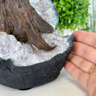 20" Tall Pink Agate Gemstone Tree w/ Amethyst base, 540 gems #5406PA-006 - Brazil GemsBrazil Gems20" Tall Pink Agate Gemstone Tree w/ Amethyst base, 540 gems #5406PA-006Gemstone Trees5406PA-006