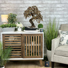 20" Tall Tiger's Eye Gemstone Tree on an Amethyst base, 540 gems #5406TE-001 - Brazil GemsBrazil Gems20" Tall Tiger's Eye Gemstone Tree on an Amethyst base, 540 gems #5406TE-001Gemstone Trees5406TE-001