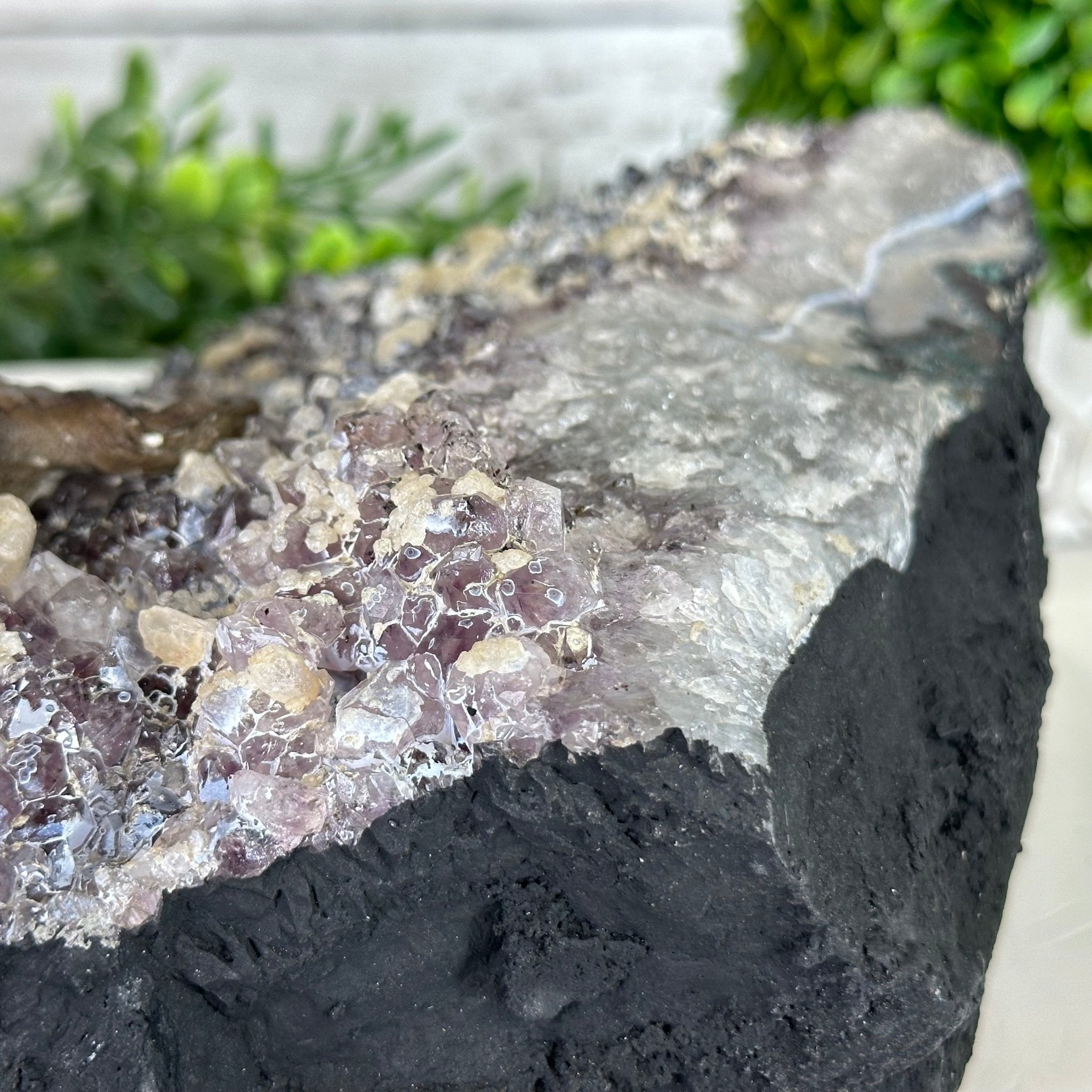 20" Tall Tiger's Eye Gemstone Tree on an Amethyst base, 540 gems #5406TE-001 - Brazil GemsBrazil Gems20" Tall Tiger's Eye Gemstone Tree on an Amethyst base, 540 gems #5406TE-001Gemstone Trees5406TE-001