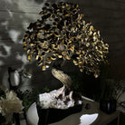 20" Tall Tiger's Eye Gemstone Tree on an Amethyst base, 540 gems #5406TE-001 - Brazil GemsBrazil Gems20" Tall Tiger's Eye Gemstone Tree on an Amethyst base, 540 gems #5406TE-001Gemstone Trees5406TE-001