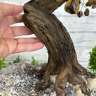 20" Tall Tiger's Eye Gemstone Tree on an Amethyst base, 540 gems #5406TE-001 - Brazil GemsBrazil Gems20" Tall Tiger's Eye Gemstone Tree on an Amethyst base, 540 gems #5406TE-001Gemstone Trees5406TE-001