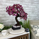 21" Tall Pink Agate Gemstone Tree w/ Amethyst base, 540 gems #5406PA-007 - Brazil GemsBrazil Gems21" Tall Pink Agate Gemstone Tree w/ Amethyst base, 540 gems #5406PA-007Gemstone Trees5406PA-007