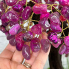 21" Tall Pink Agate Gemstone Tree w/ Amethyst base, 540 gems #5406PA-007 - Brazil GemsBrazil Gems21" Tall Pink Agate Gemstone Tree w/ Amethyst base, 540 gems #5406PA-007Gemstone Trees5406PA-007