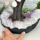 21" Tall Rose Quartz Gemstone Tree on an Amethyst base, 540 gems #5406RQ-015 - Brazil GemsBrazil Gems21" Tall Rose Quartz Gemstone Tree on an Amethyst base, 540 gems #5406RQ-015Gemstone Trees5406RQ-015