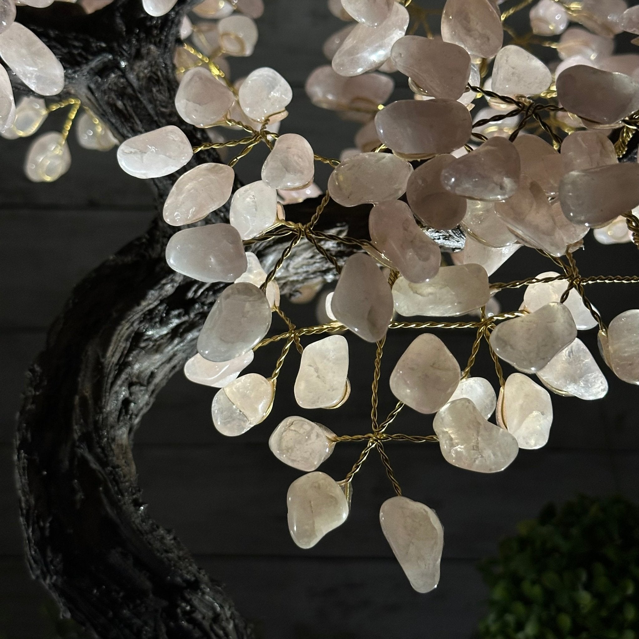 21" Tall Rose Quartz Gemstone Tree on an Amethyst base, 540 gems #5406RQ-015 - Brazil GemsBrazil Gems21" Tall Rose Quartz Gemstone Tree on an Amethyst base, 540 gems #5406RQ-015Gemstone Trees5406RQ-015