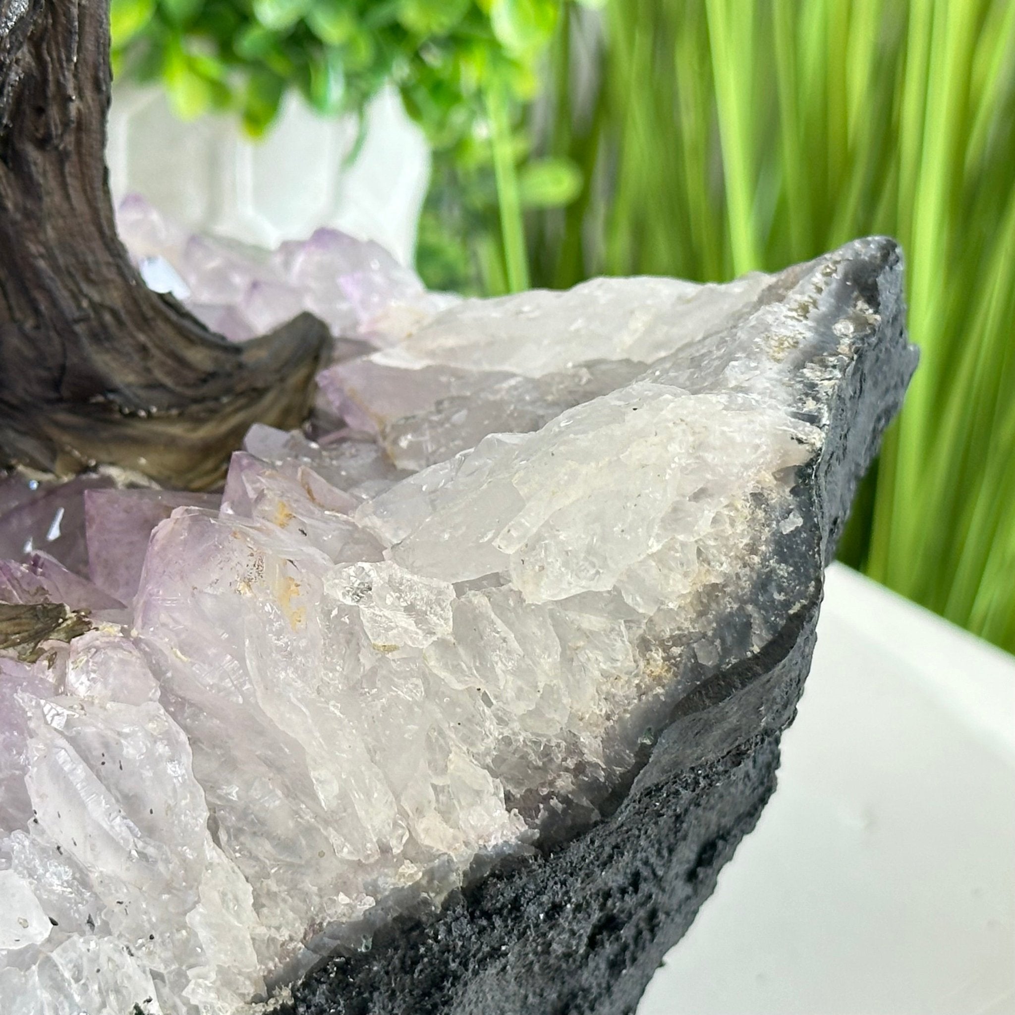 21" Tall Rose Quartz Gemstone Tree on an Amethyst base, 540 gems #5406RQ-015 - Brazil GemsBrazil Gems21" Tall Rose Quartz Gemstone Tree on an Amethyst base, 540 gems #5406RQ-015Gemstone Trees5406RQ-015