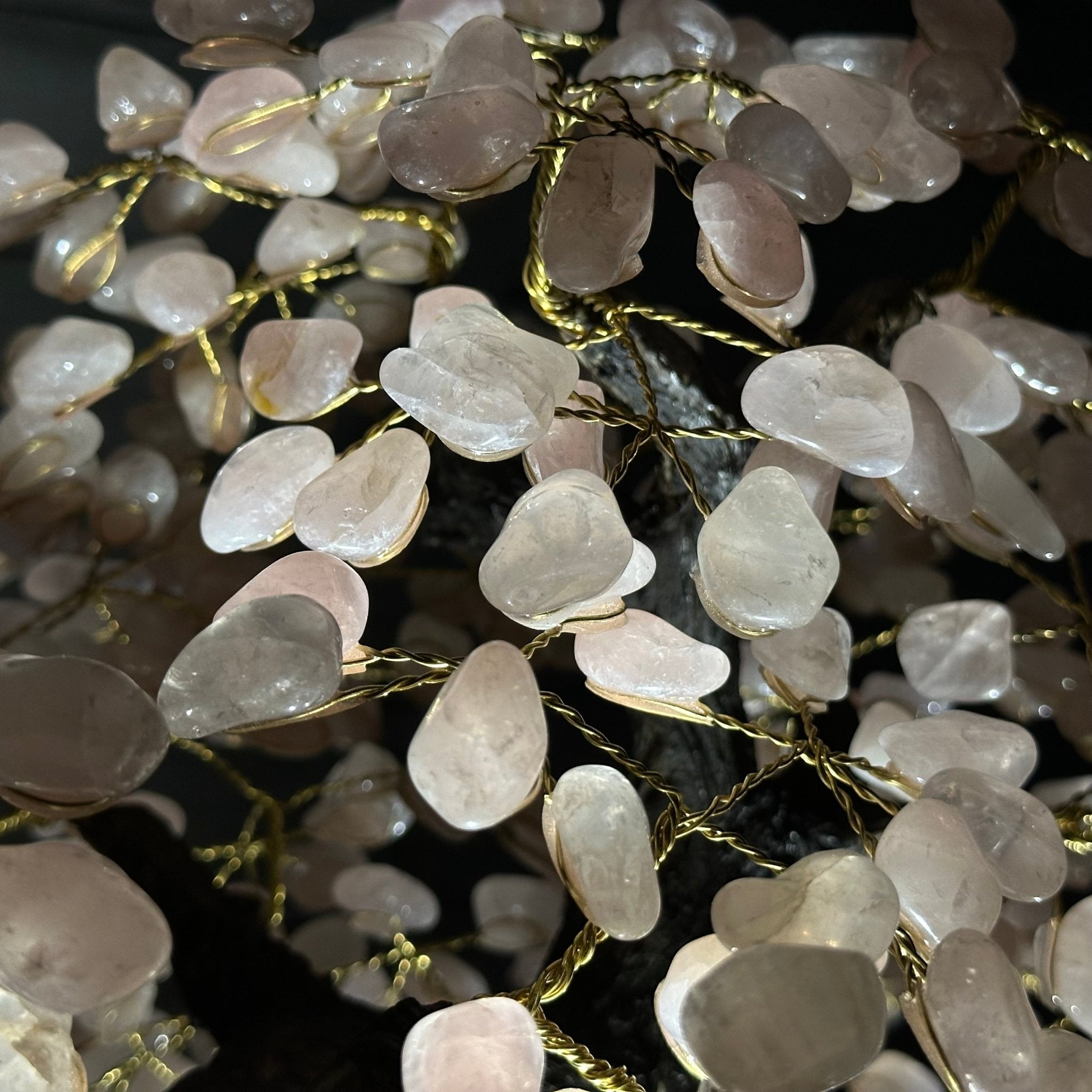 21" Tall Rose Quartz Gemstone Tree on an Amethyst base, 540 gems #5406RQ-015 - Brazil GemsBrazil Gems21" Tall Rose Quartz Gemstone Tree on an Amethyst base, 540 gems #5406RQ-015Gemstone Trees5406RQ-015