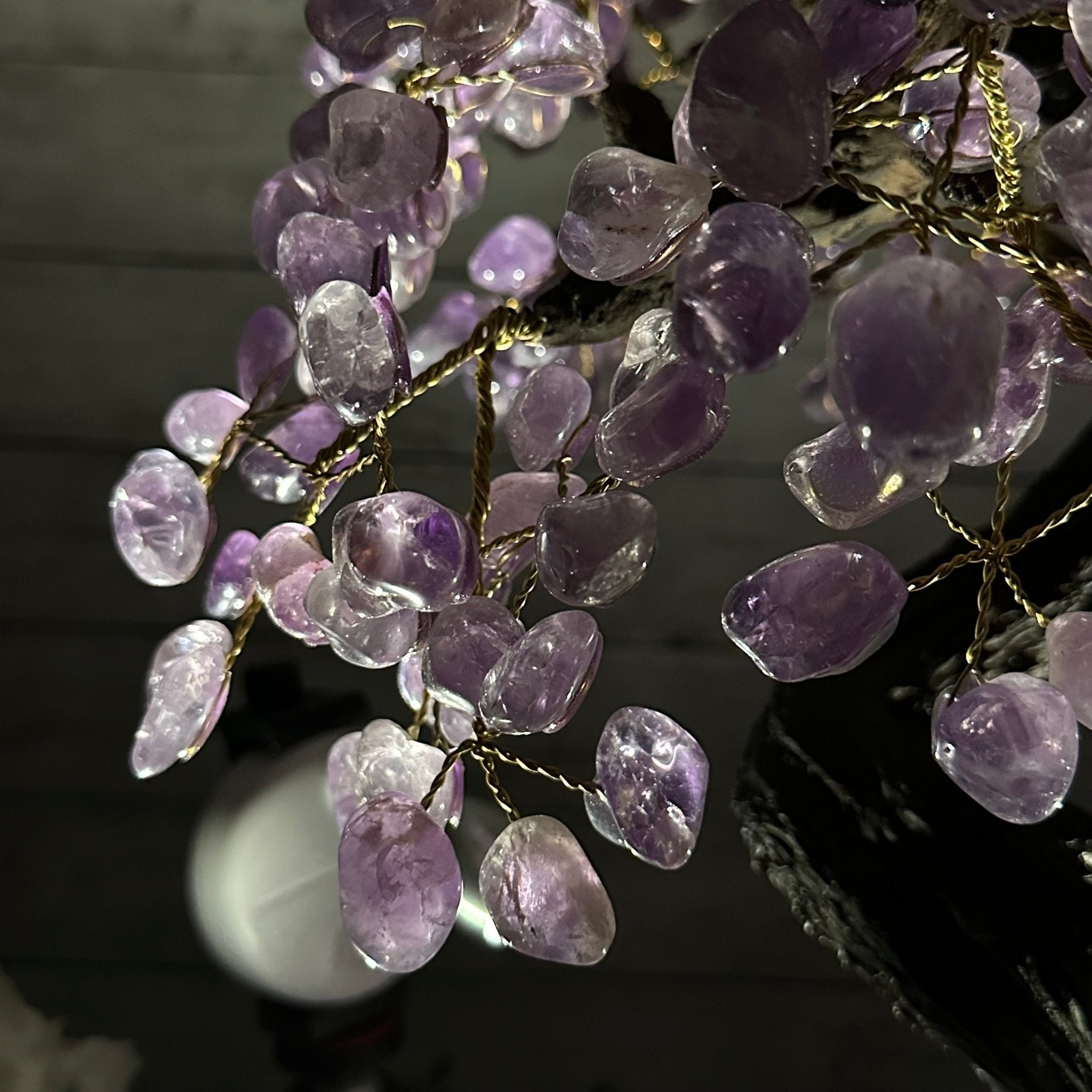 25" Tall Large Amethyst Gemstone Tree on an Amethyst Base, 720 gems #5407AM-035 - Brazil GemsBrazil Gems25" Tall Large Amethyst Gemstone Tree on an Amethyst Base, 720 gems #5407AM-035Gemstone Trees5407AM-035