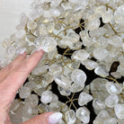 25" Tall Large Clear Quartz Gemstone Tree on an Amethyst Base, 720 gems #5407CQ - 009 - Brazil GemsBrazil Gems25" Tall Large Clear Quartz Gemstone Tree on an Amethyst Base, 720 gems #5407CQ - 009Gemstone Trees5407CQ - 009