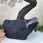 25" Tall Large Clear Quartz Gemstone Tree on an Amethyst Base, 720 gems #5407CQ - 009 - Brazil GemsBrazil Gems25" Tall Large Clear Quartz Gemstone Tree on an Amethyst Base, 720 gems #5407CQ - 009Gemstone Trees5407CQ - 009