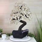 25" Tall Large Clear Quartz Gemstone Tree on an Amethyst Base, 720 gems #5407CQ - 009 - Brazil GemsBrazil Gems25" Tall Large Clear Quartz Gemstone Tree on an Amethyst Base, 720 gems #5407CQ - 009Gemstone Trees5407CQ - 009