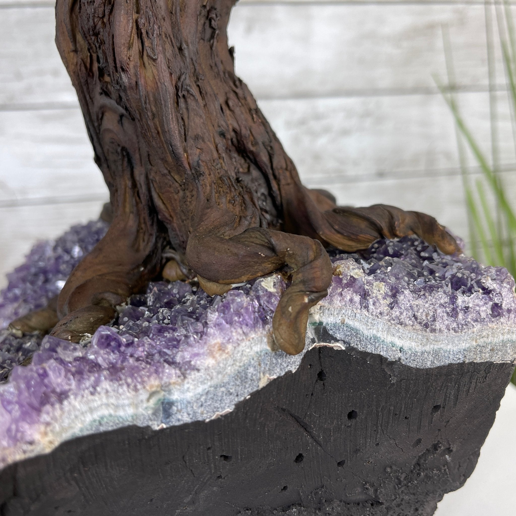 25" Tall Large Handmade Green Quartz Gemstone Tree on an Amethyst Base, 720 gems #5407GQ-007 by Brazil Gems - Brazil GemsBrazil Gems25" Tall Large Handmade Green Quartz Gemstone Tree on an Amethyst Base, 720 gems #5407GQ-007 by Brazil GemsGemstone Trees5407GQ-007