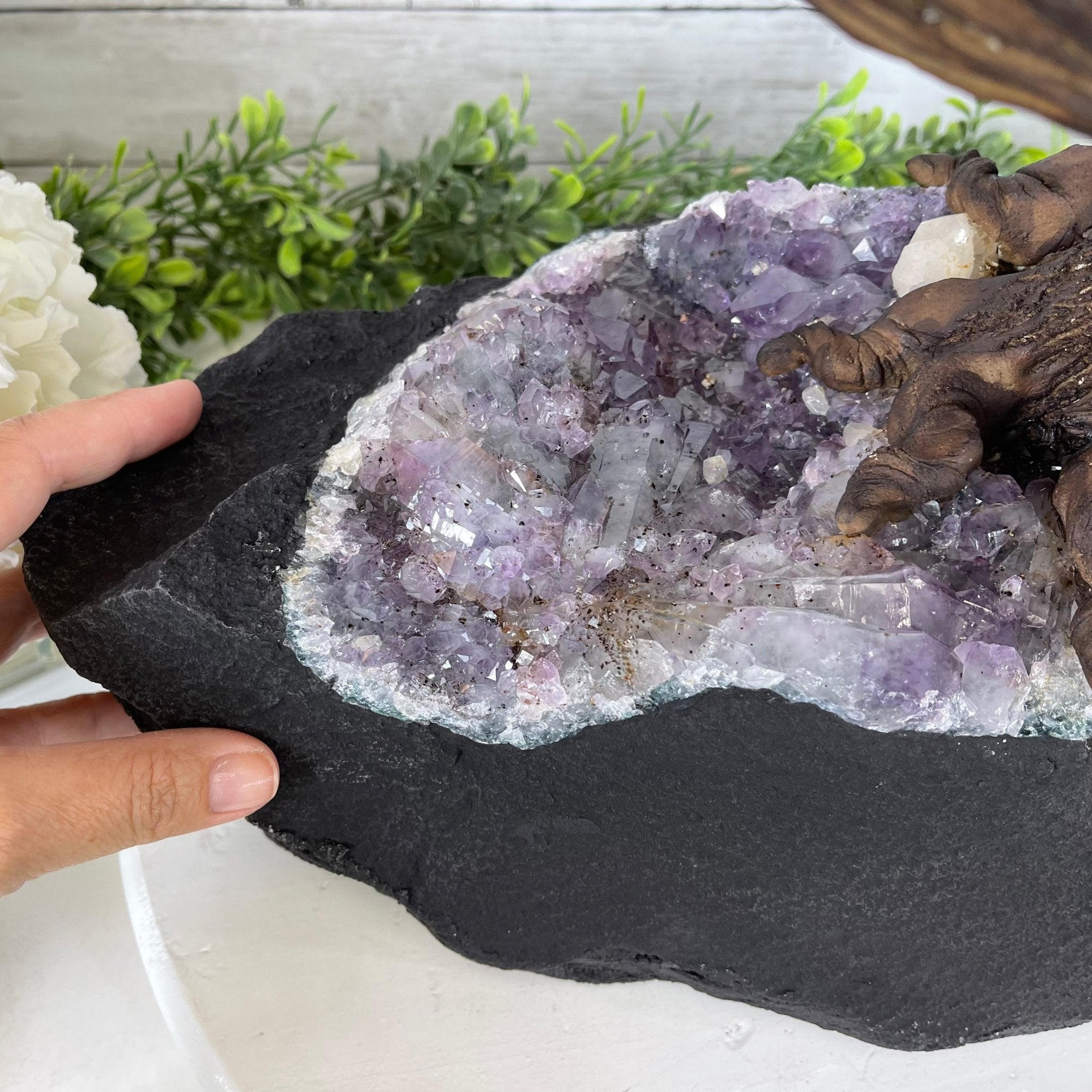 25" Tall Large Handmade Pink Agate Gemstone Tree on an Amethyst Base, 720 gems #5407PA-004 by Brazil Gems - Brazil GemsBrazil Gems25" Tall Large Handmade Pink Agate Gemstone Tree on an Amethyst Base, 720 gems #5407PA-004 by Brazil GemsGemstone Trees5407PA-004