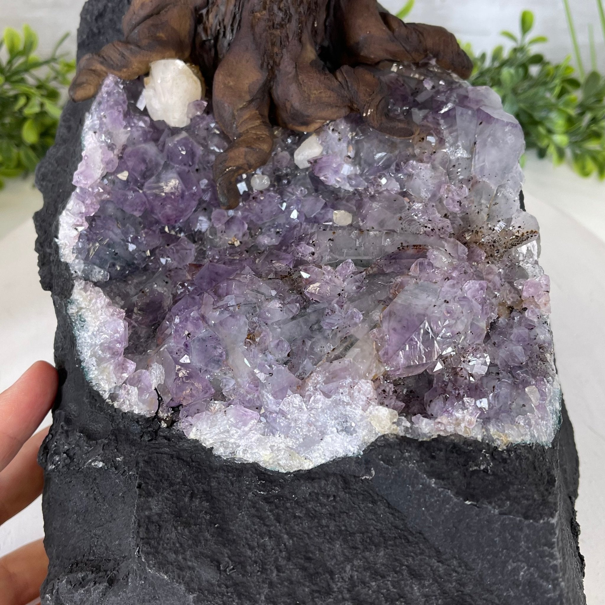 25" Tall Large Handmade Pink Agate Gemstone Tree on an Amethyst Base, 720 gems #5407PA-004 by Brazil Gems - Brazil GemsBrazil Gems25" Tall Large Handmade Pink Agate Gemstone Tree on an Amethyst Base, 720 gems #5407PA-004 by Brazil GemsGemstone Trees5407PA-004