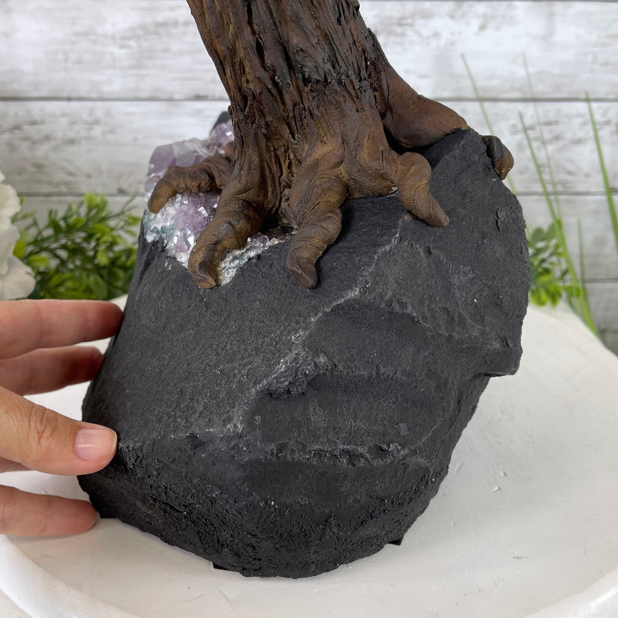 25" Tall Large Handmade Pink Agate Gemstone Tree on an Amethyst Base, 720 gems #5407PA-004 by Brazil Gems - Brazil GemsBrazil Gems25" Tall Large Handmade Pink Agate Gemstone Tree on an Amethyst Base, 720 gems #5407PA-004 by Brazil GemsGemstone Trees5407PA-004