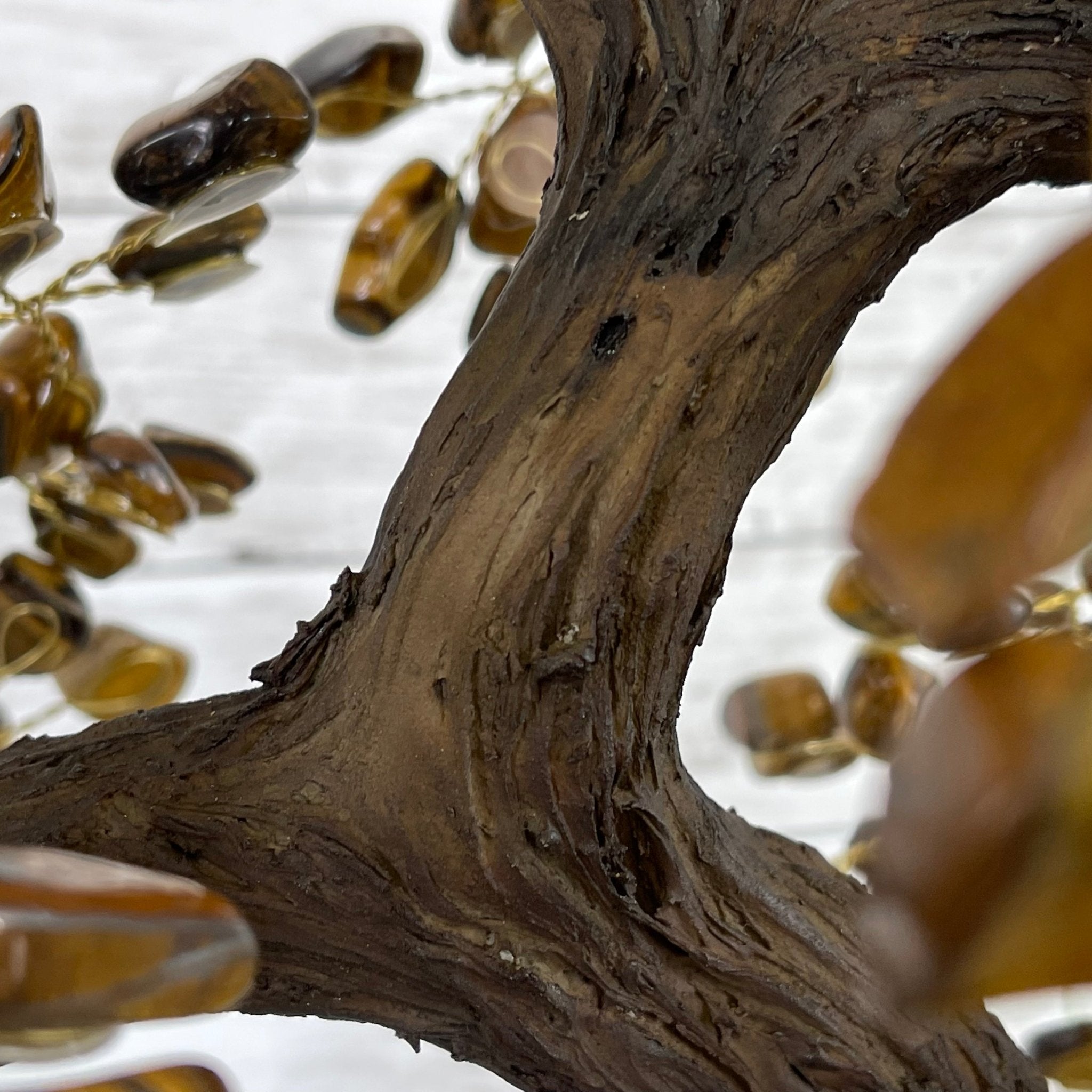 25" Tall Large Handmade Tiger's Eye Gemstone Tree on an Amethyst Base, 720 gems #5407TE-001 by Brazil Gems - Brazil GemsBrazil Gems25" Tall Large Handmade Tiger's Eye Gemstone Tree on an Amethyst Base, 720 gems #5407TE-001 by Brazil GemsGemstone Trees5407TE-001