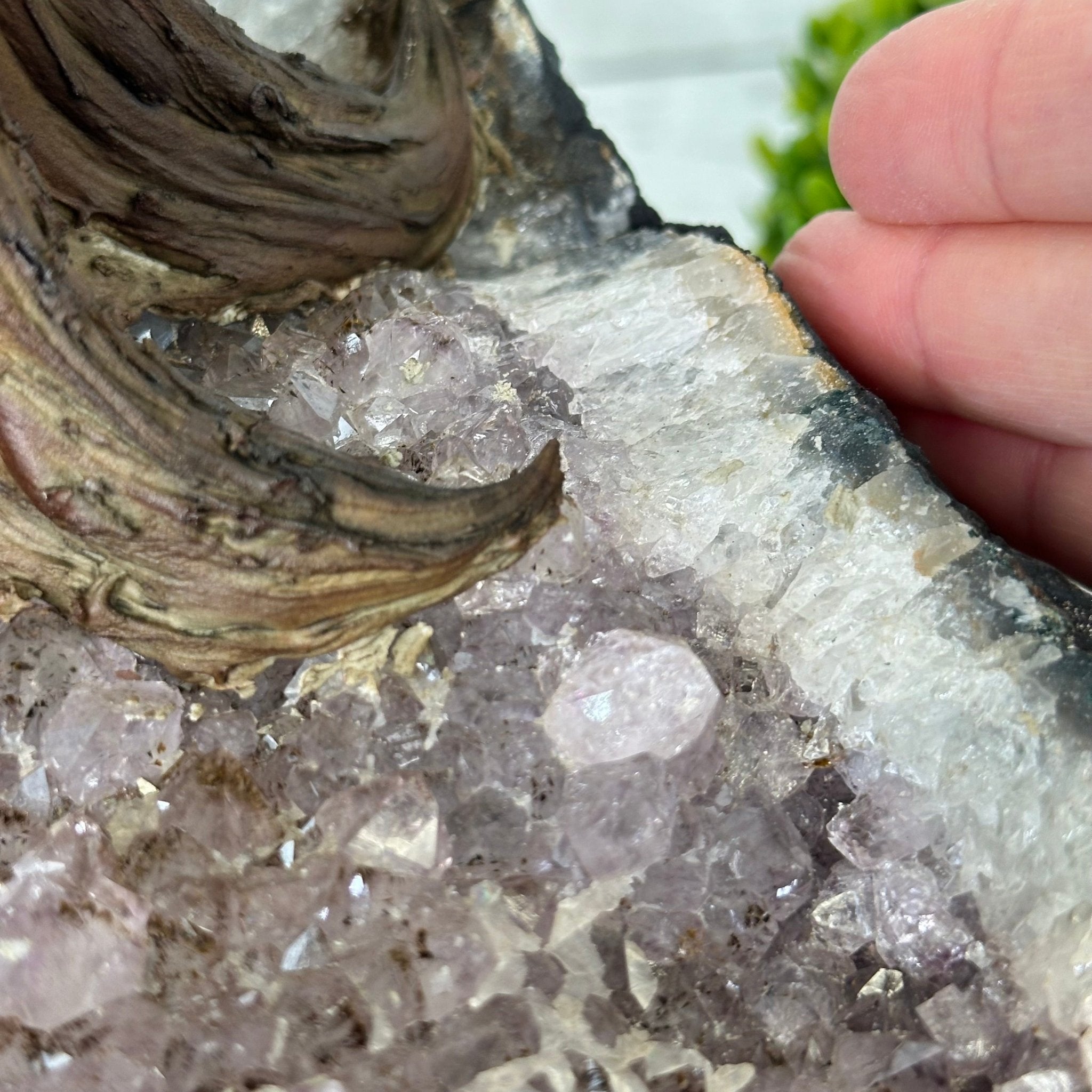 26" Tall Large Hematite Gemstone Tree on an Amethyst Base, 720 gems #5407HE-001 - Brazil GemsBrazil Gems26" Tall Large Hematite Gemstone Tree on an Amethyst Base, 720 gems #5407HE-001Gemstone Trees5407HE-001