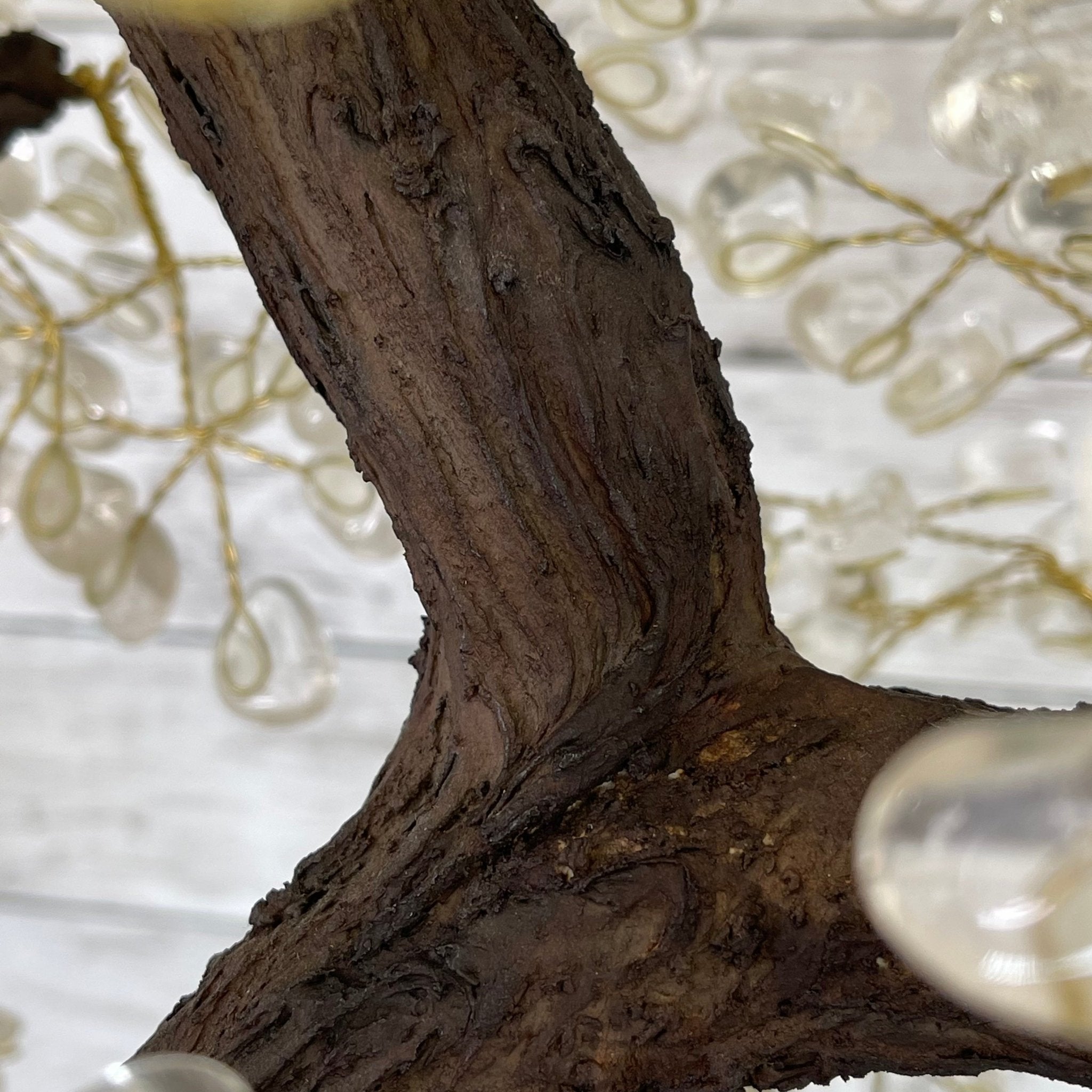 33" Tall Special Clear Quartz Gemstone Tree w/ Amethyst base, 960 Gems, Handmade #5431CQ-001 by Brazil Gems - Brazil GemsBrazil Gems33" Tall Special Clear Quartz Gemstone Tree w/ Amethyst base, 960 Gems, Handmade #5431CQ-001 by Brazil GemsGemstone Trees5431CQ-001