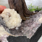 33" Tall Special Clear Quartz Gemstone Tree w/ Amethyst base, 960 Gems, Handmade #5431CQ-001 by Brazil Gems - Brazil GemsBrazil Gems33" Tall Special Clear Quartz Gemstone Tree w/ Amethyst base, 960 Gems, Handmade #5431CQ-001 by Brazil GemsGemstone Trees5431CQ-001