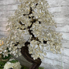 33" Tall Special Clear Quartz Gemstone Tree w/ Amethyst base, 960 Gems, Handmade #5431CQ-001 by Brazil Gems - Brazil GemsBrazil Gems33" Tall Special Clear Quartz Gemstone Tree w/ Amethyst base, 960 Gems, Handmade #5431CQ-001 by Brazil GemsGemstone Trees5431CQ-001