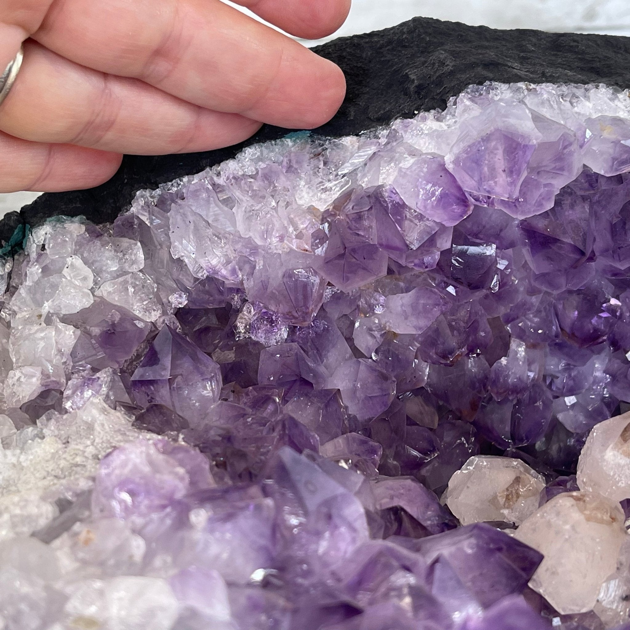 33" Tall Special Rose Quartz Gemstone Tree w/ Amethyst base, 990 Gems, Handmade #5432RQ-001 by Brazil Gems - Brazil GemsBrazil Gems33" Tall Special Rose Quartz Gemstone Tree w/ Amethyst base, 990 Gems, Handmade #5432RQ-001 by Brazil GemsGemstone Trees5432RQ-001