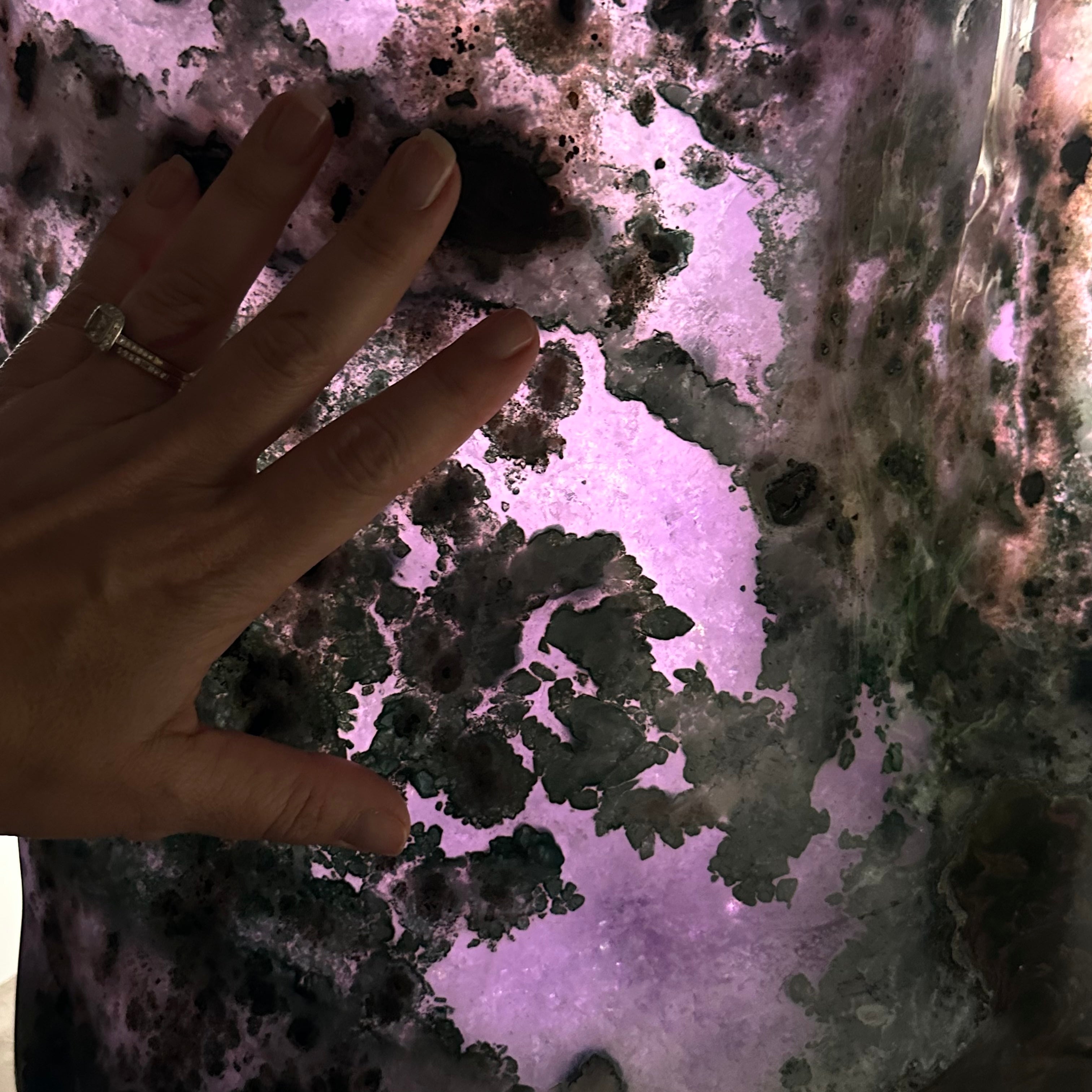 Extra Quality Polished Brazilian Amethyst Cathedral, 110.5 lbs & 26.5" tall Model #5602-0063 by Brazil Gems - Brazil GemsBrazil GemsExtra Quality Polished Brazilian Amethyst Cathedral, 110.5 lbs & 26.5" tall Model #5602-0063 by Brazil GemsPolished Cathedrals5602-0063