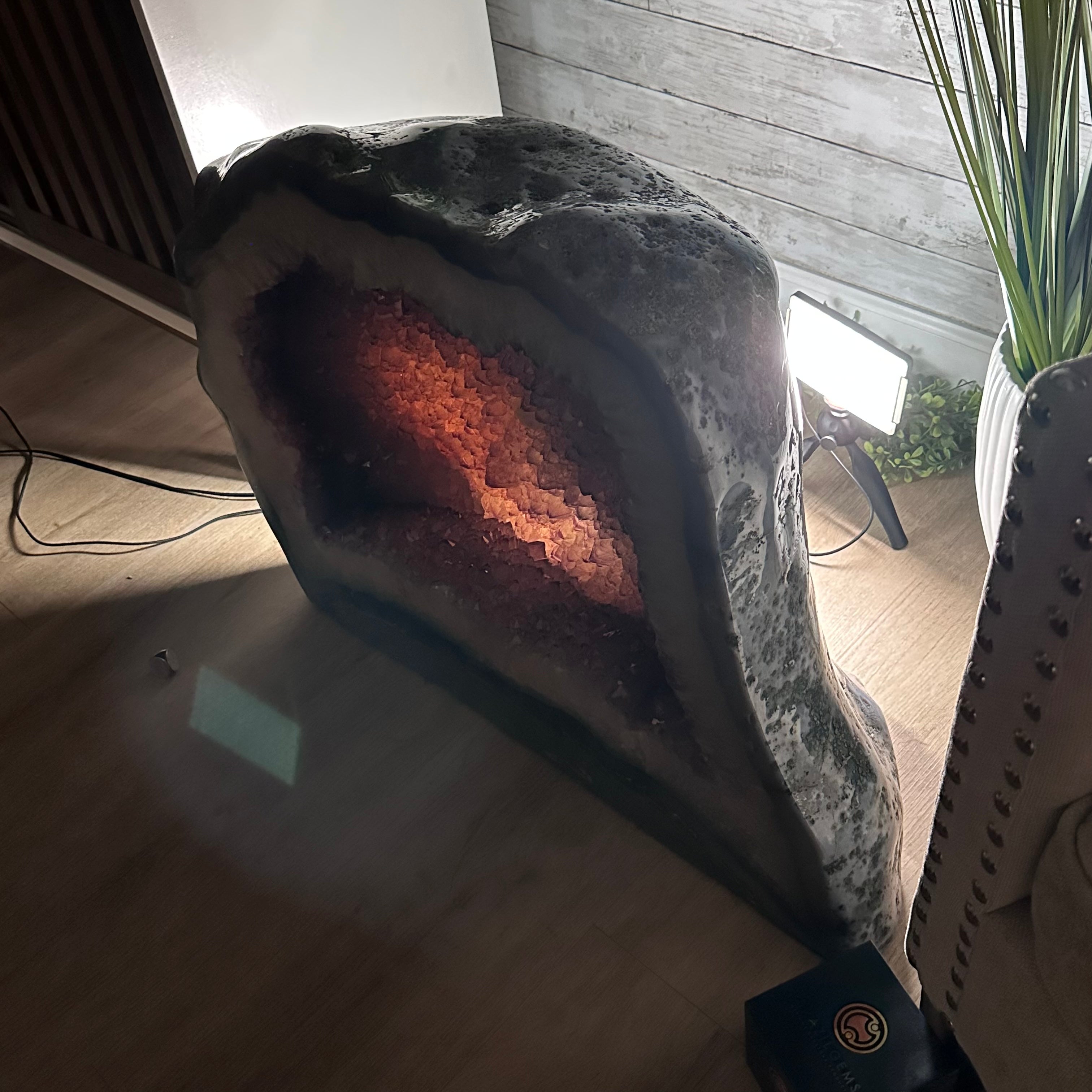 Large Extra Quality Polished Brazilian Amethyst Cathedral, 248.1 lbs & 23" tall Model #5602-0142 by Brazil Gems - Brazil GemsBrazil GemsLarge Extra Quality Polished Brazilian Amethyst Cathedral, 248.1 lbs & 23" tall Model #5602-0142 by Brazil GemsPolished Cathedrals5602-0142