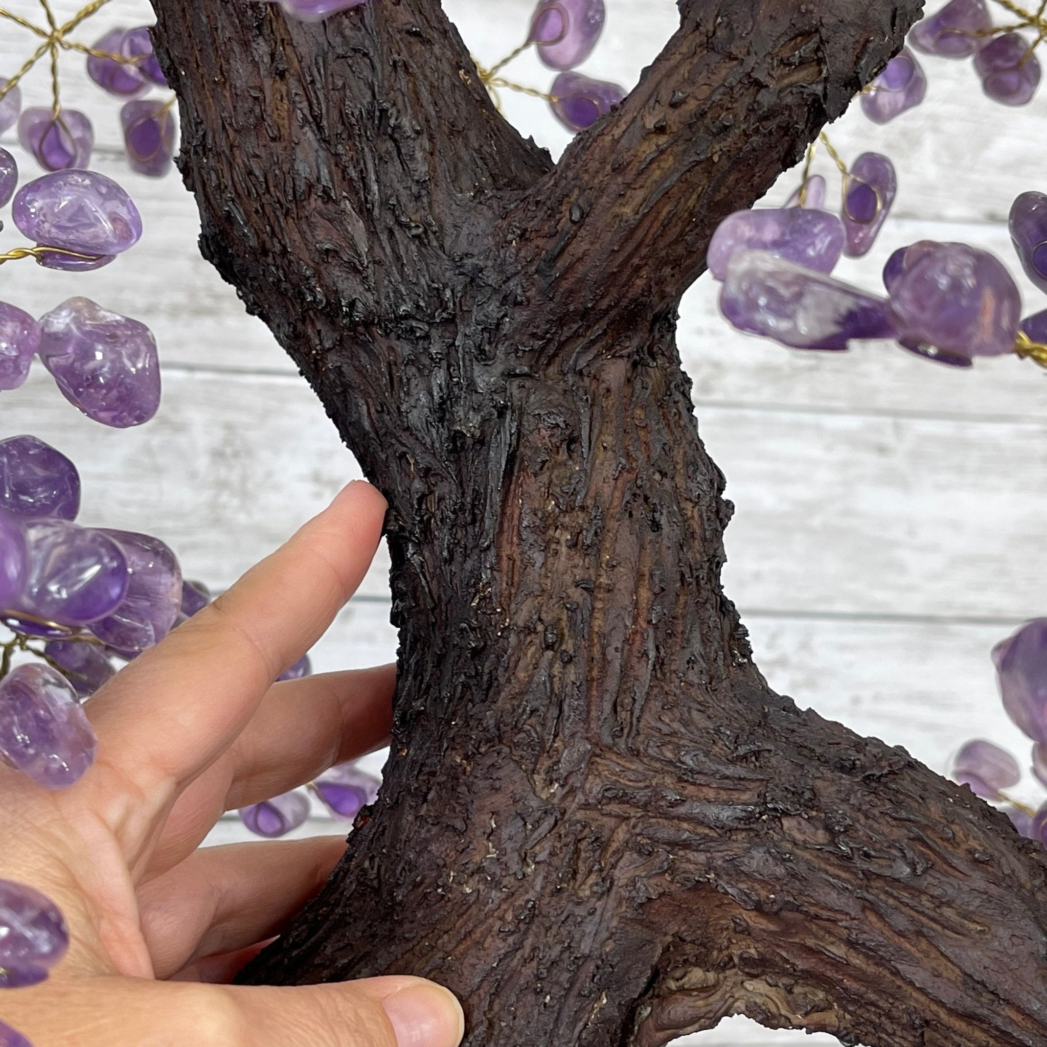 43" Tall Special Amethyst Gemstone Tree w/ Amethyst base, 1140 Gems, Handmade Model #5440AM-001 by Brazil Gems - Brazil GemsBrazil Gems43" Tall Special Amethyst Gemstone Tree w/ Amethyst base, 1140 Gems, Handmade Model #5440AM-001 by Brazil GemsGemstone Trees5440AM-001