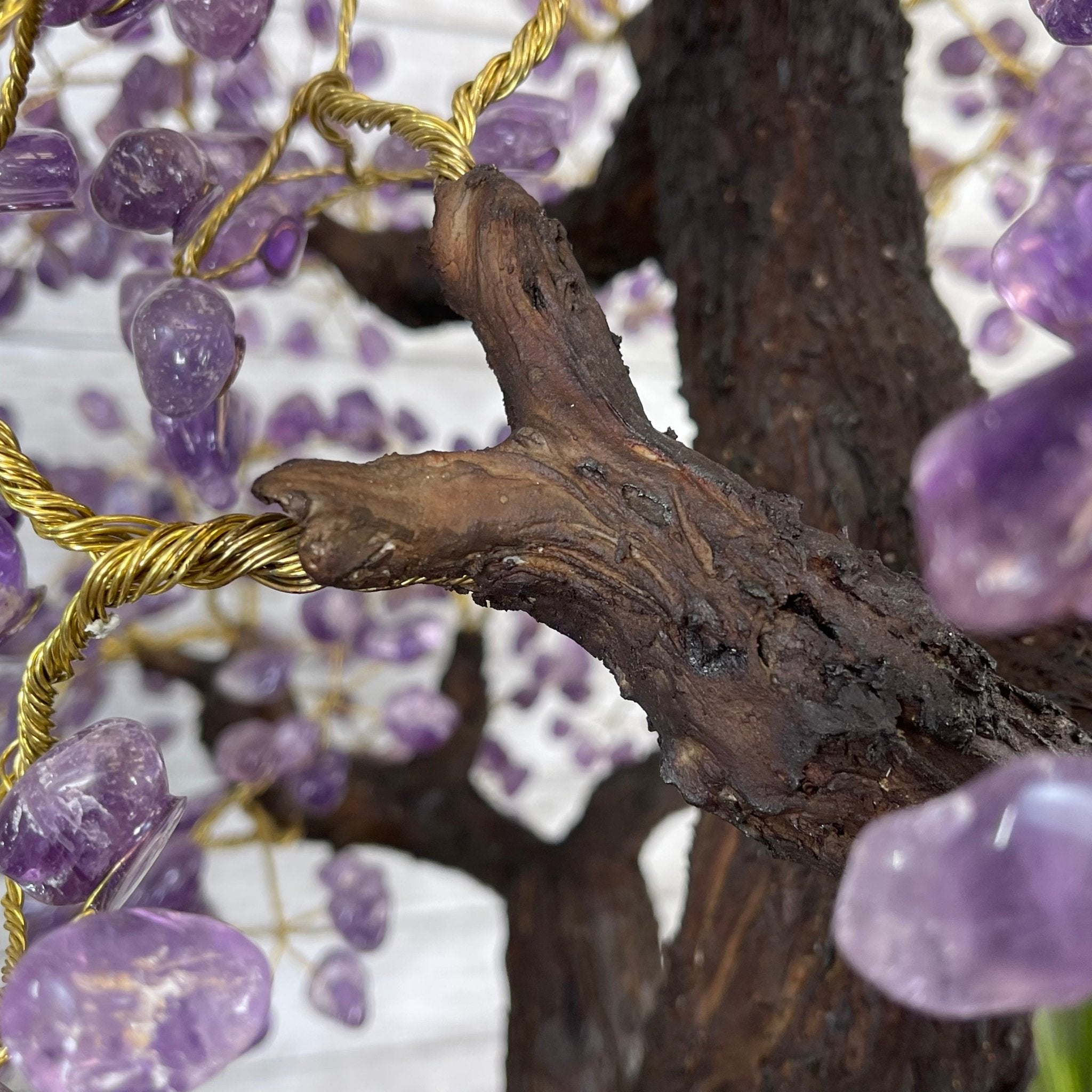 43" Tall Special Amethyst Gemstone Tree w/ Amethyst base, 1140 Gems, Handmade Model #5440AM-001 by Brazil Gems - Brazil GemsBrazil Gems43" Tall Special Amethyst Gemstone Tree w/ Amethyst base, 1140 Gems, Handmade Model #5440AM-001 by Brazil GemsGemstone Trees5440AM-001