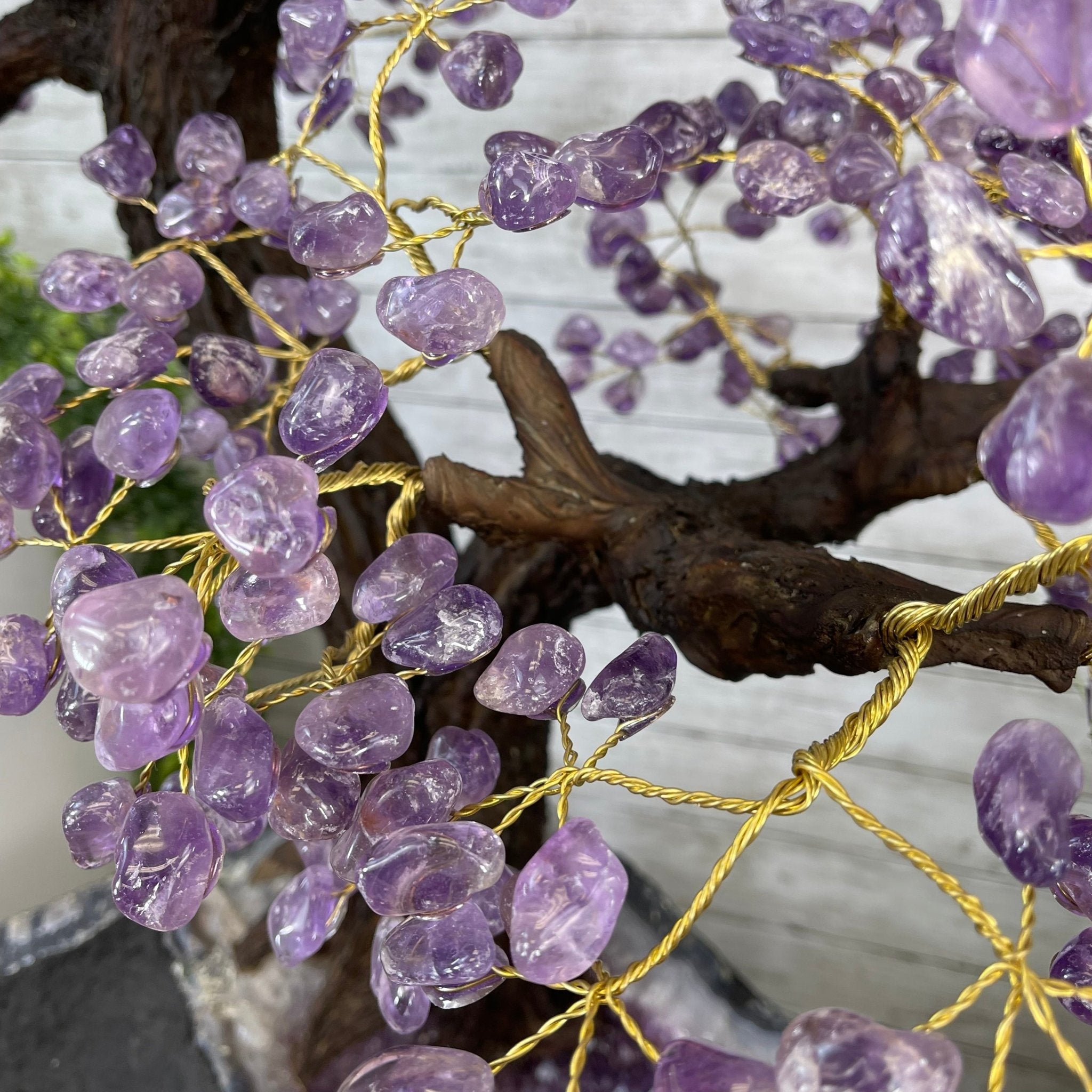 43" Tall Special Amethyst Gemstone Tree w/ Amethyst base, 1140 Gems, Handmade Model #5440AM-001 by Brazil Gems - Brazil GemsBrazil Gems43" Tall Special Amethyst Gemstone Tree w/ Amethyst base, 1140 Gems, Handmade Model #5440AM-001 by Brazil GemsGemstone Trees5440AM-001