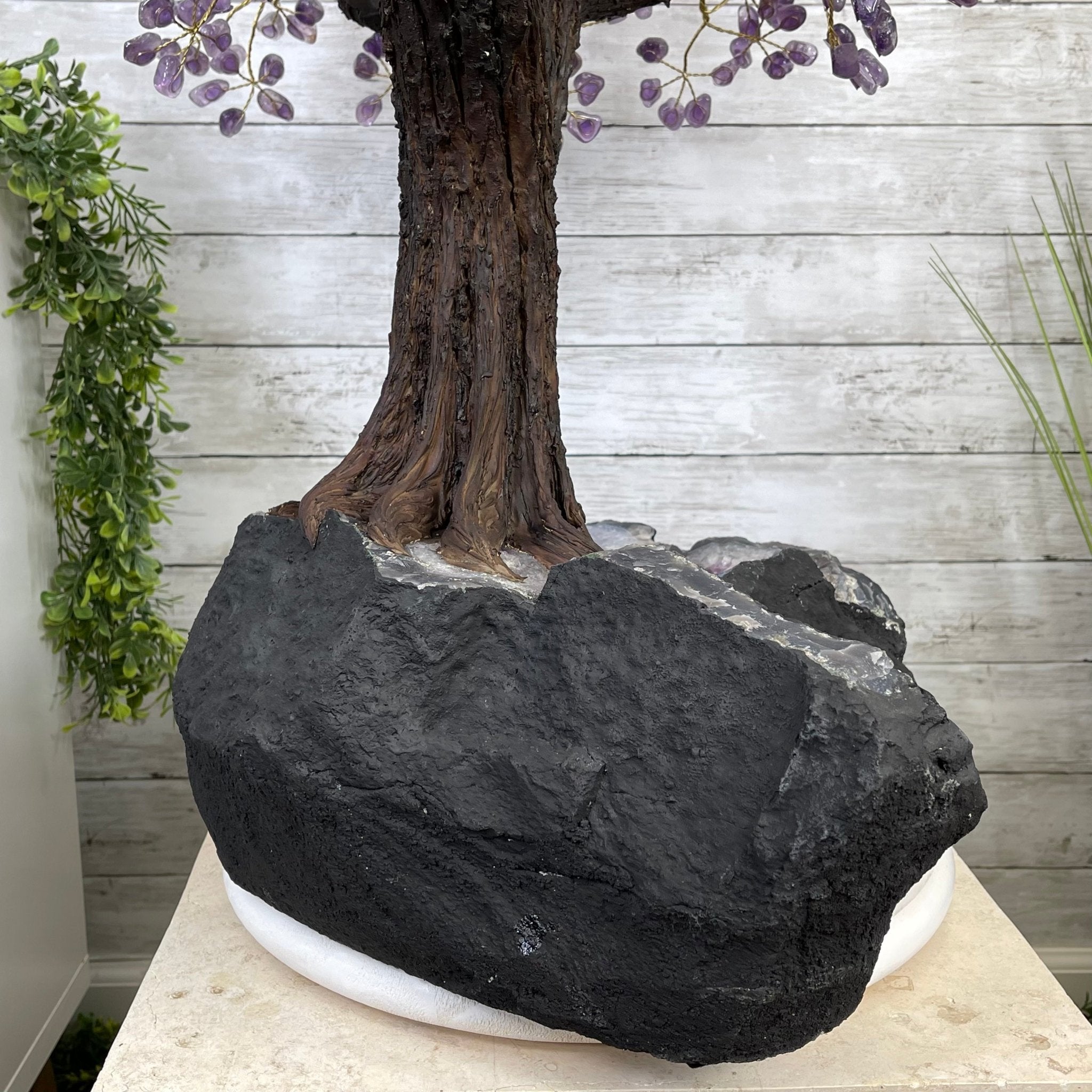 43" Tall Special Amethyst Gemstone Tree w/ Amethyst base, 1140 Gems, Handmade Model #5440AM-001 by Brazil Gems - Brazil GemsBrazil Gems43" Tall Special Amethyst Gemstone Tree w/ Amethyst base, 1140 Gems, Handmade Model #5440AM-001 by Brazil GemsGemstone Trees5440AM-001