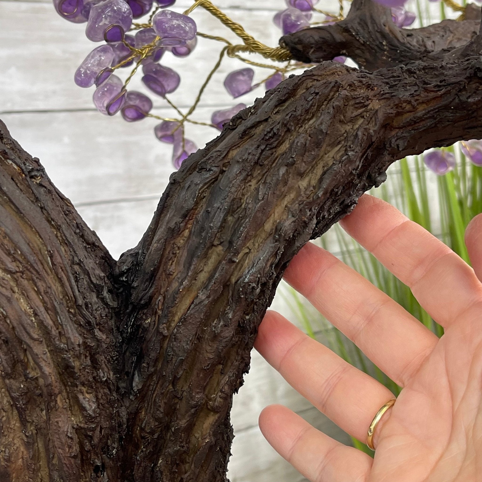 43" Tall Special Amethyst Gemstone Tree w/ Amethyst base, 1140 Gems, Handmade Model #5440AM-001 by Brazil Gems - Brazil GemsBrazil Gems43" Tall Special Amethyst Gemstone Tree w/ Amethyst base, 1140 Gems, Handmade Model #5440AM-001 by Brazil GemsGemstone Trees5440AM-001