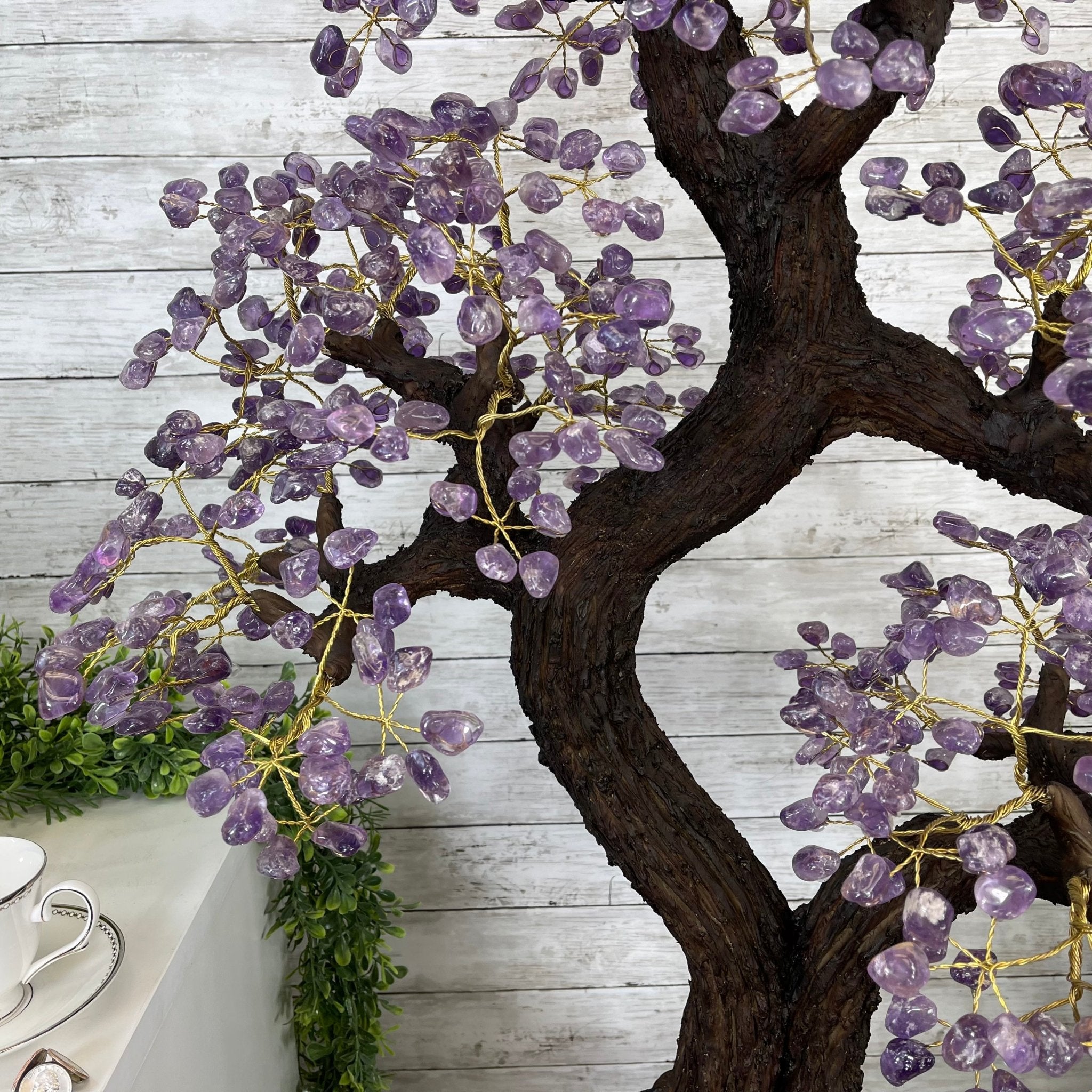 43" Tall Special Amethyst Gemstone Tree w/ Amethyst base, 1140 Gems, Handmade Model #5440AM-001 by Brazil Gems - Brazil GemsBrazil Gems43" Tall Special Amethyst Gemstone Tree w/ Amethyst base, 1140 Gems, Handmade Model #5440AM-001 by Brazil GemsGemstone Trees5440AM-001