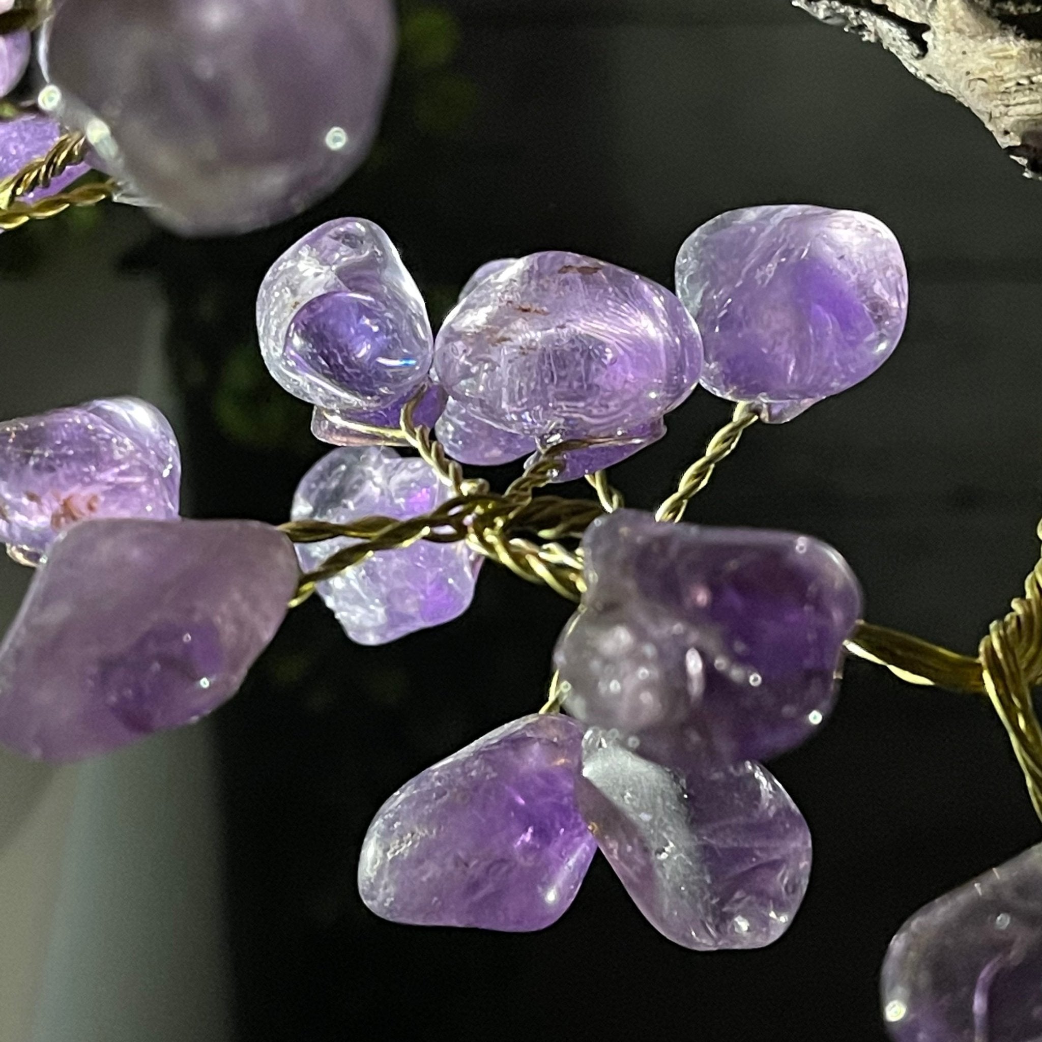 43" Tall Special Amethyst Gemstone Tree w/ Amethyst base, 1140 Gems, Handmade Model #5440AM-001 by Brazil Gems - Brazil GemsBrazil Gems43" Tall Special Amethyst Gemstone Tree w/ Amethyst base, 1140 Gems, Handmade Model #5440AM-001 by Brazil GemsGemstone Trees5440AM-001