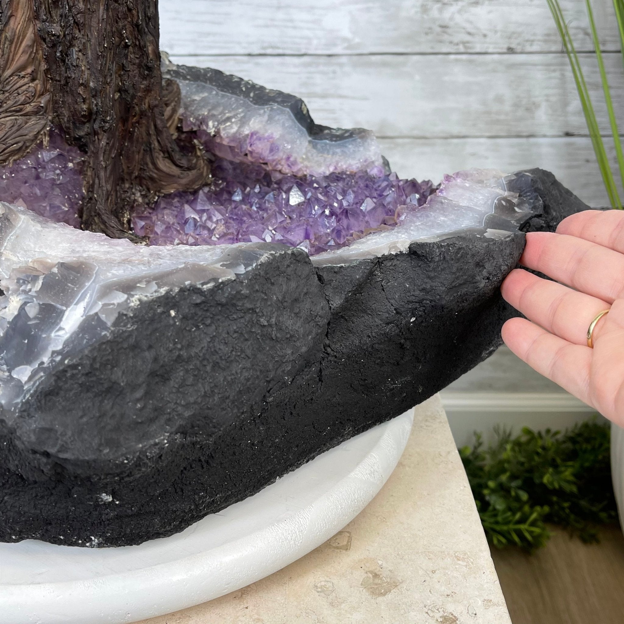 43" Tall Special Amethyst Gemstone Tree w/ Amethyst base, 1140 Gems, Handmade Model #5440AM-001 by Brazil Gems - Brazil GemsBrazil Gems43" Tall Special Amethyst Gemstone Tree w/ Amethyst base, 1140 Gems, Handmade Model #5440AM-001 by Brazil GemsGemstone Trees5440AM-001